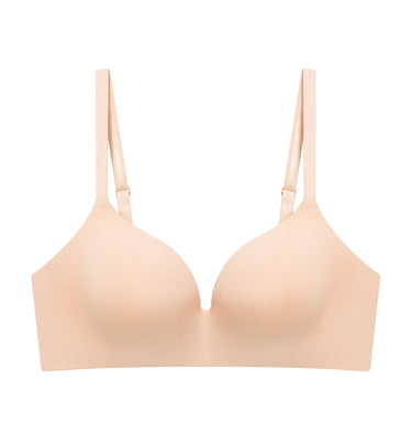 Soft Invisible Non-Wired Padded Bra in Smooth Skin