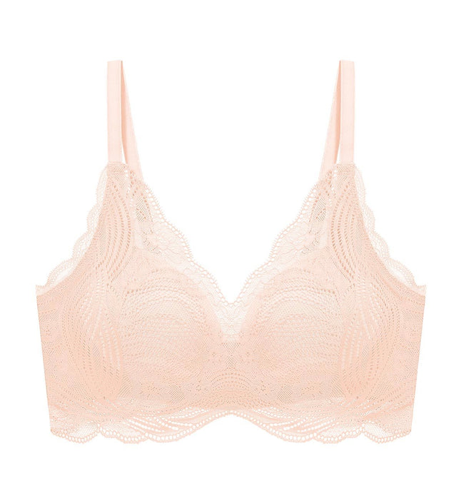 Buy Dark Pink Recycled Lace Full Cup Non Padded Bra 34A | Bras | Argos