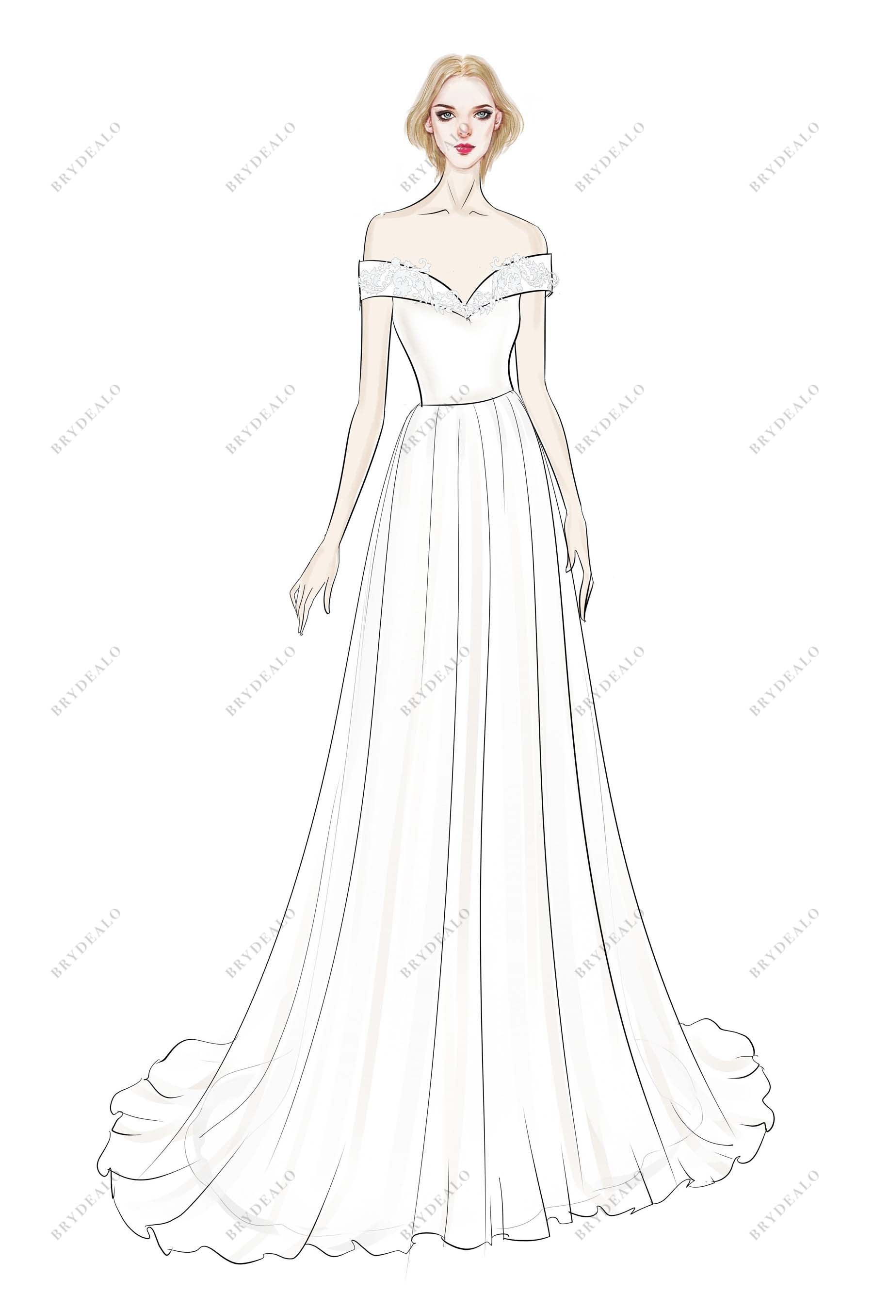 Wedding dress fashion gown. AI | Free Photo Illustration - rawpixel