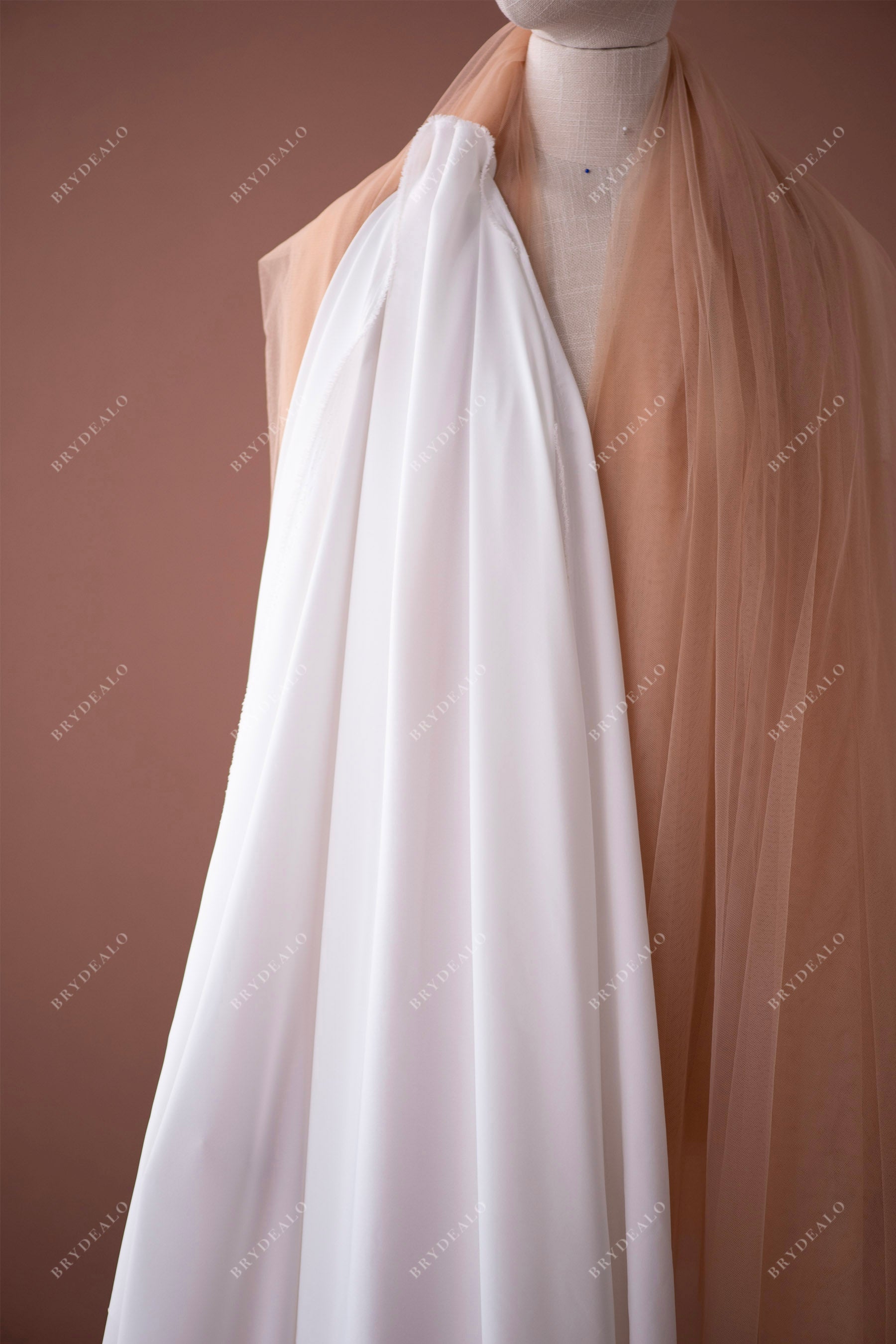 Wedding Double sided Elastic Fabric Milk Fiber Fabric - Temu