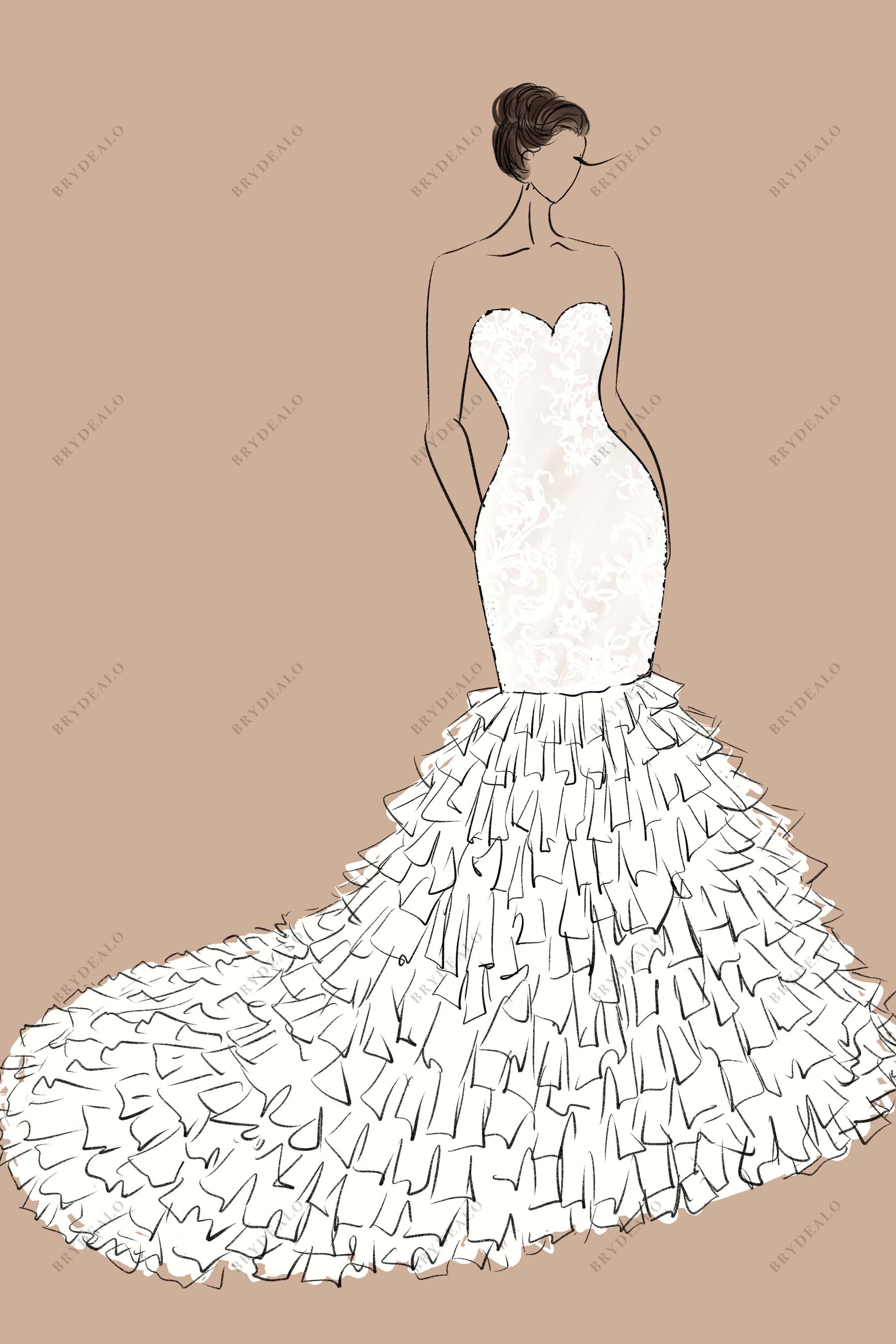 Wedding Gown Sketch Ideas  Pencil Dress Drawing  Latest version for  Android  Download APK