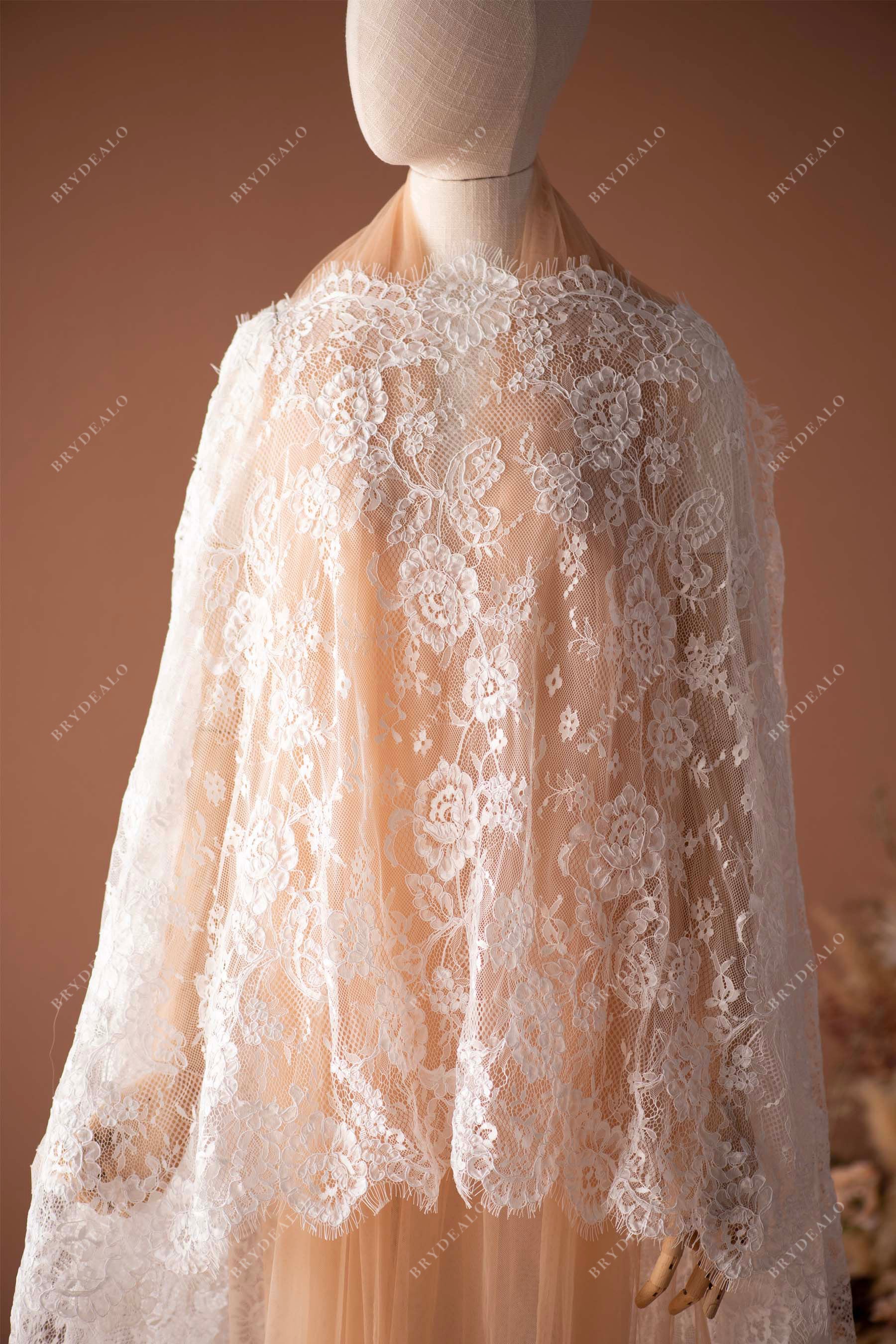 Ivory Corded Lace Trim - Molly