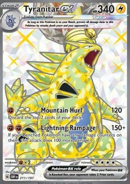 Tyranitar ex Obsidian Flames