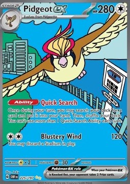 Pidgeot ex Obsidian Flames