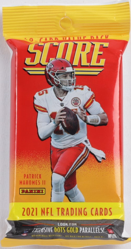 2021 Panini Score NFL Trading Cards Value Pack (40 cards per pack