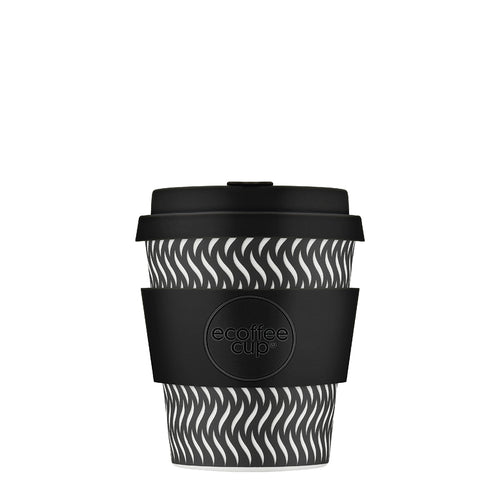 Reusable Bamboo Coffee Cup - Ecoffee Cup Kerr & Napier 12oz / 350ml Black