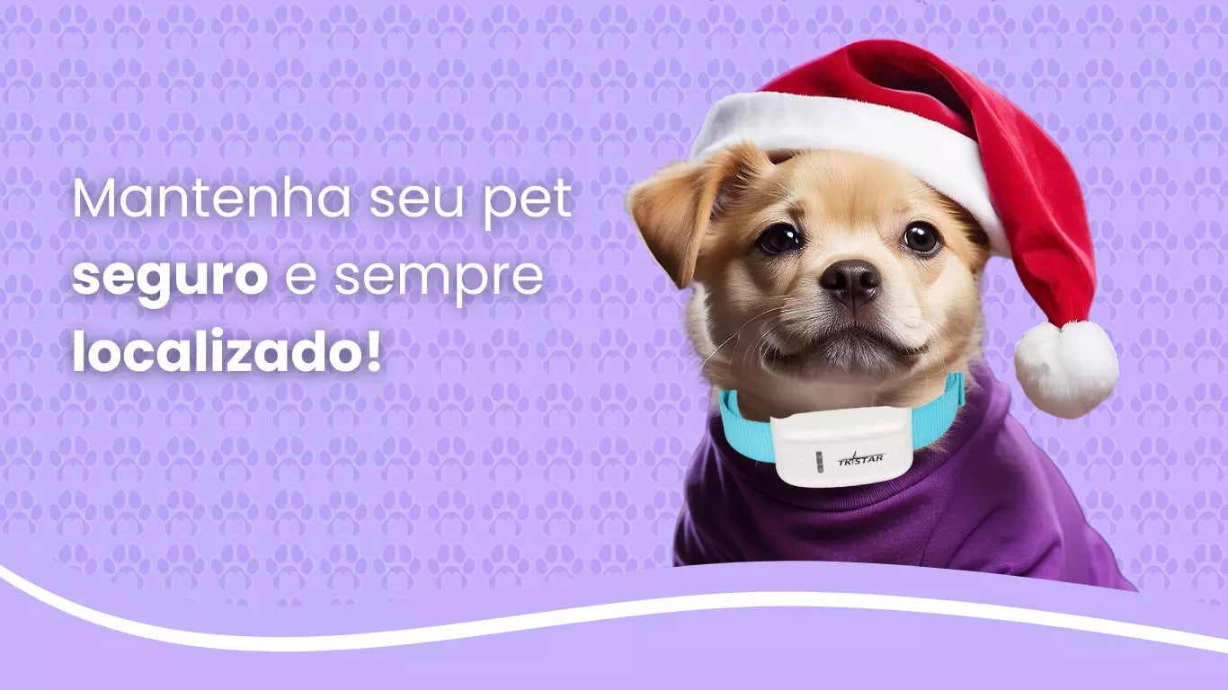 Coleira com Rastreador GPS Para Pets