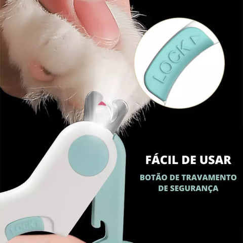 Cortador de Unha Led para Cães e Gatos