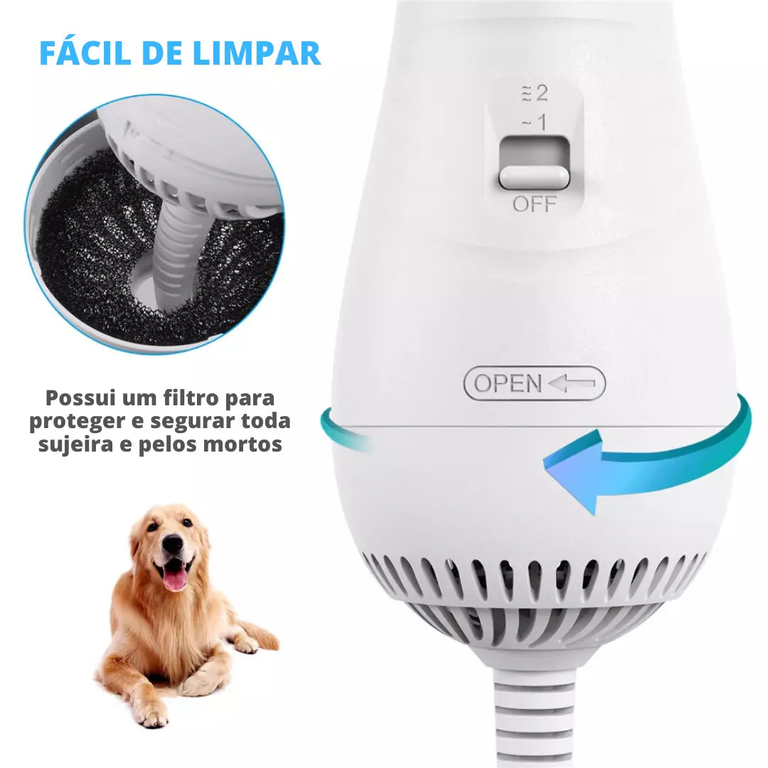 Secador e Escova para Pets | Dryer Pet Plus