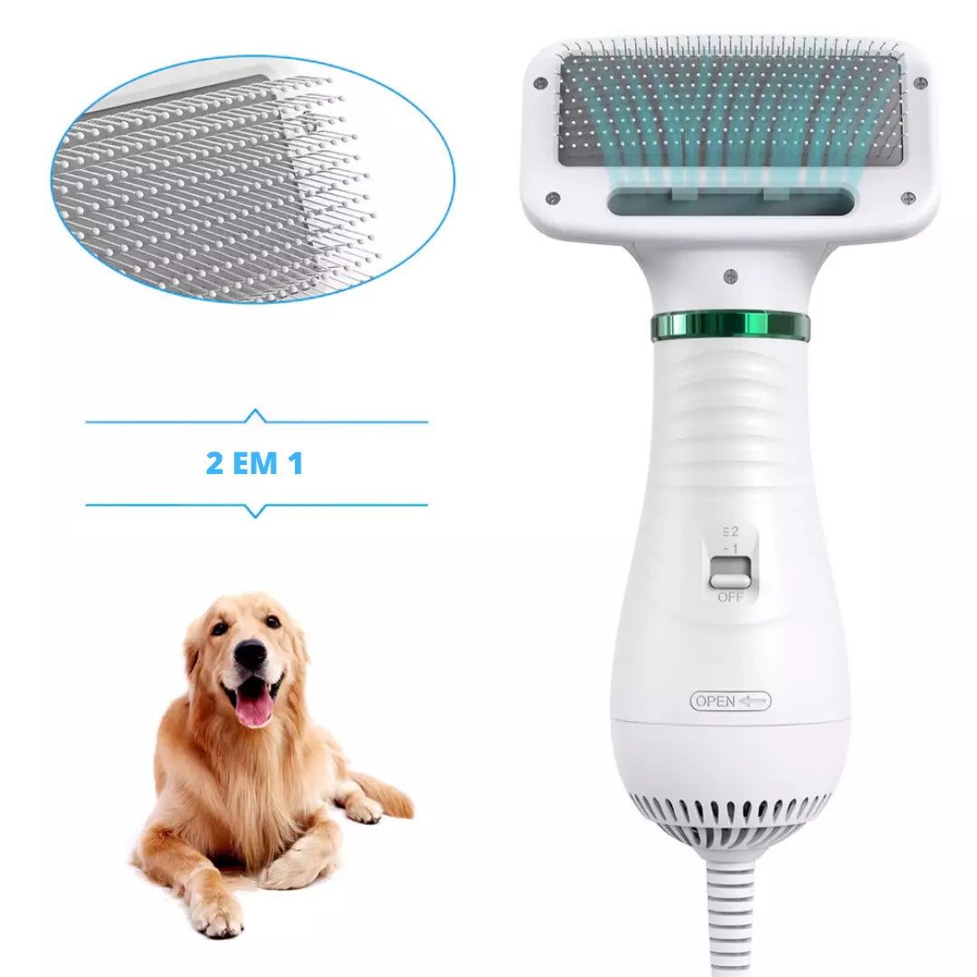 Secador e Escova para Pets | Dryer Pet Plus