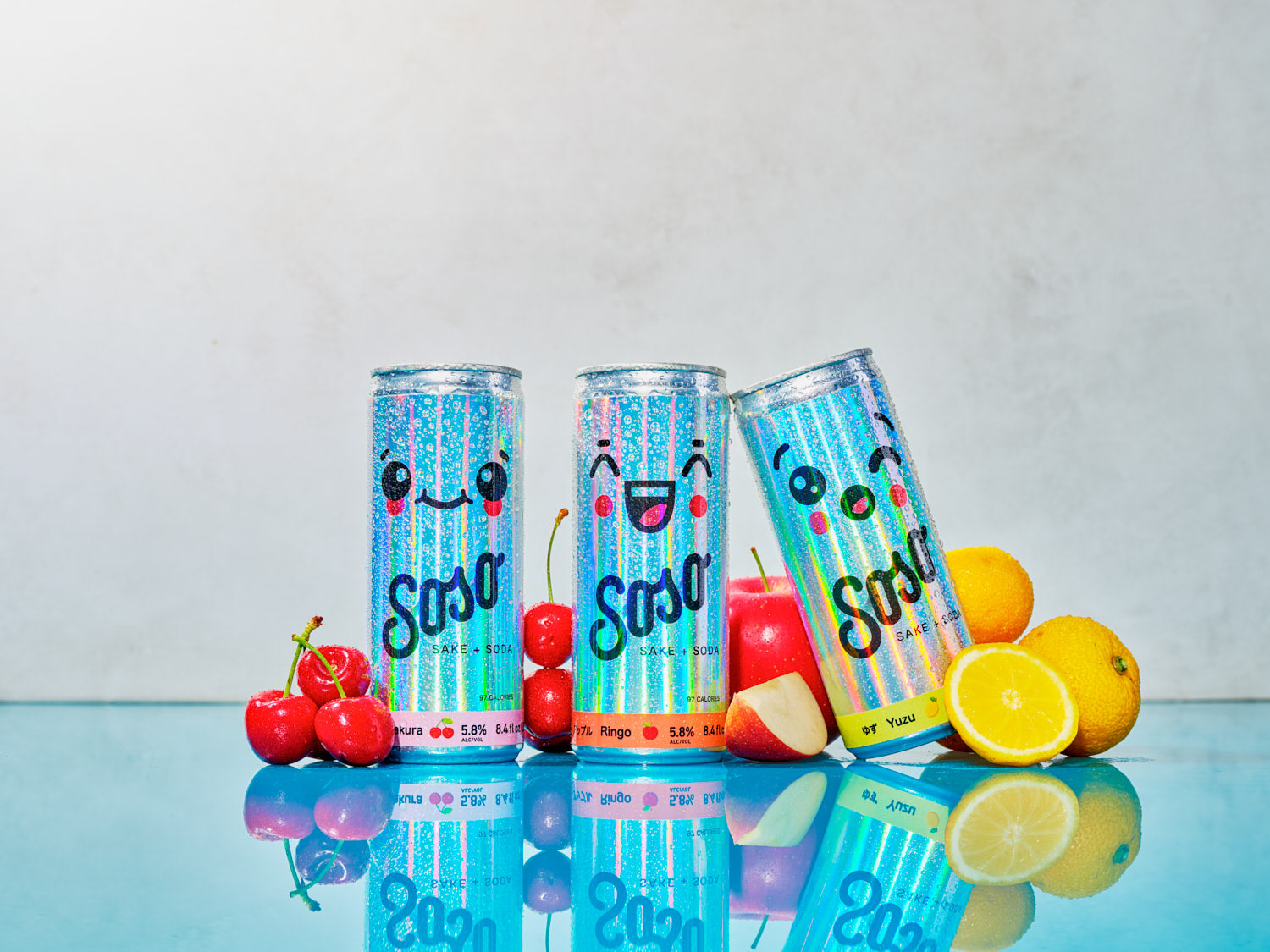 SOSO Sake + Soda on Behance