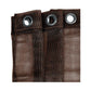Curtains (1 x 260 x 140 cm) Brown