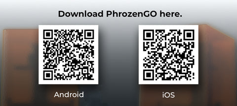 PhrozenGO App Download QR Codes