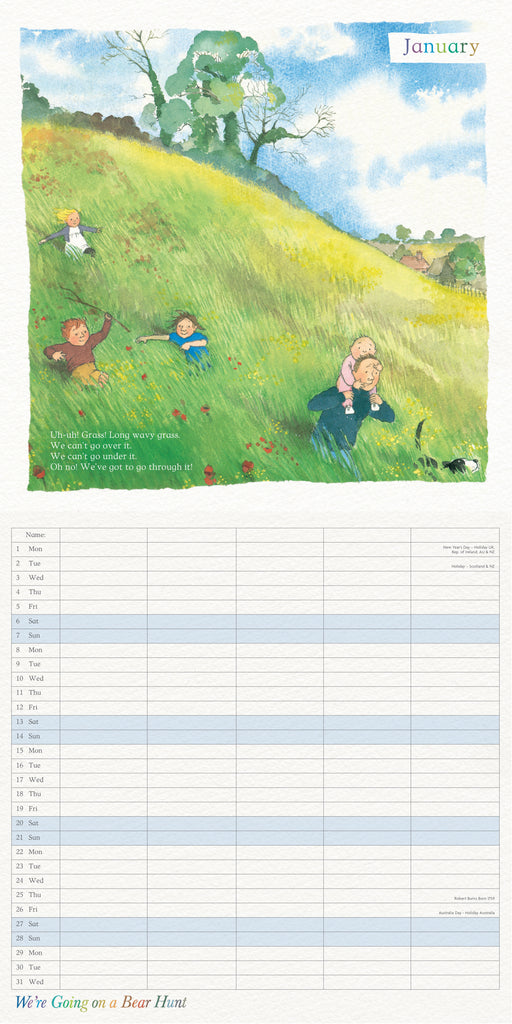 Richard Scarry Big Busy Family 2024 Wall Calendar by Workman Calendars