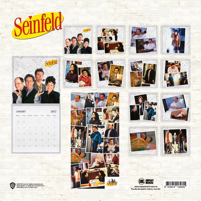 Seinfeld 2023 Square Wall Calendar