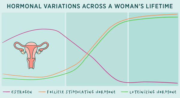 Hormonal Variations Across A Woman's Lifetime: Estrogen, Follicle Stimulating Hormone, Luteinizing Hormone