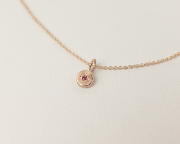 25 Carat Ruby Heart cut gem necklace – Wendy Nichol