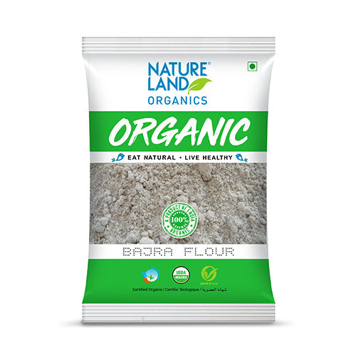 Buy Organic Bajra Flour/Millet Flour Online 500gm | Natureland Organics