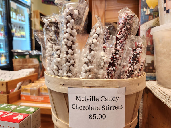 Melville Candy Gourmet Chocolate Stirrers - Naturally Flavored Stirrers for  Beverages - Chocolate with Mini Marshmallows, 8 Count