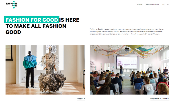 FASHION FOR GOOD IS HERE TO MAKE ALL FASHION GOOD