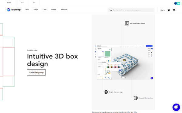 Free Box Templates to Download or Design Online _ Packhelp