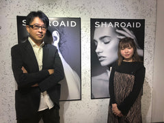 【お客様】株式会社SHAROAID  代表取締役 籔内 浩平　様（左）  商品企画マネージャー 信貴 江梨佳　様（右）