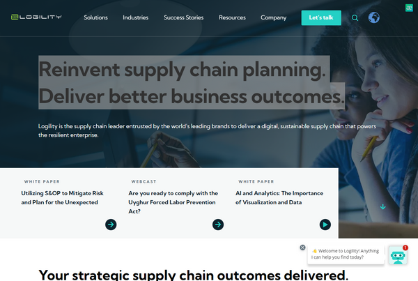Reinvent supply chain planning. Deliver better business outcomes.
