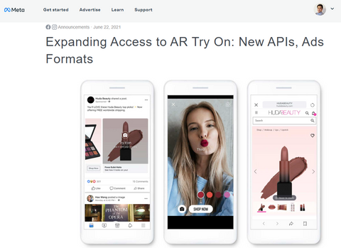 Expanding Access to AR Try On: New APIs, Ads Formats