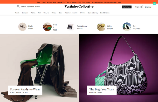 Vestiaire Collective_ Buy & sell designer second-hand fashion.