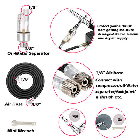 Nasedal™ Airbrush Kit with Compressor – Wojoma