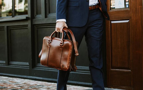 man with attache briefcase