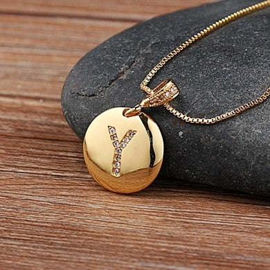 NELLY Initial Letter Necklace