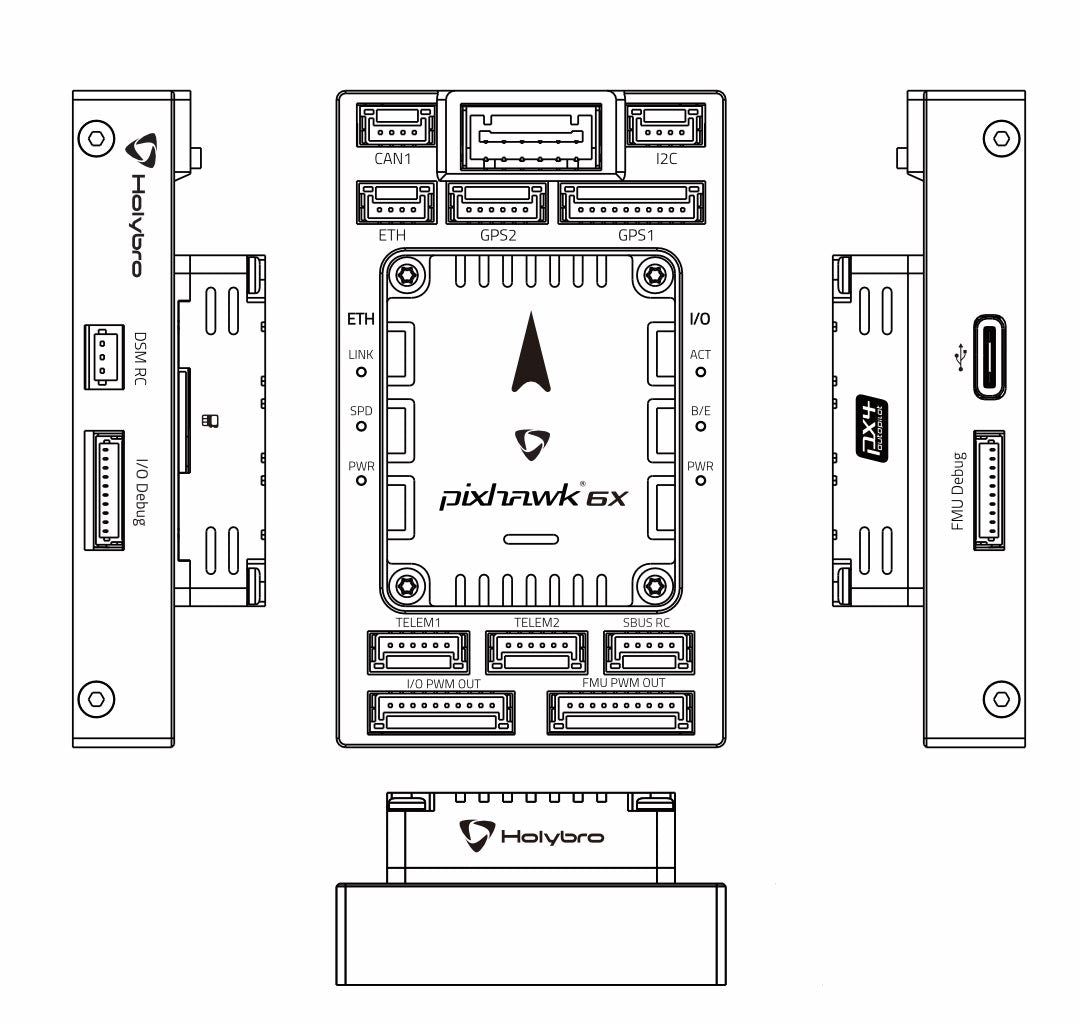 Holybro-6X-Mini-Base-Pinout