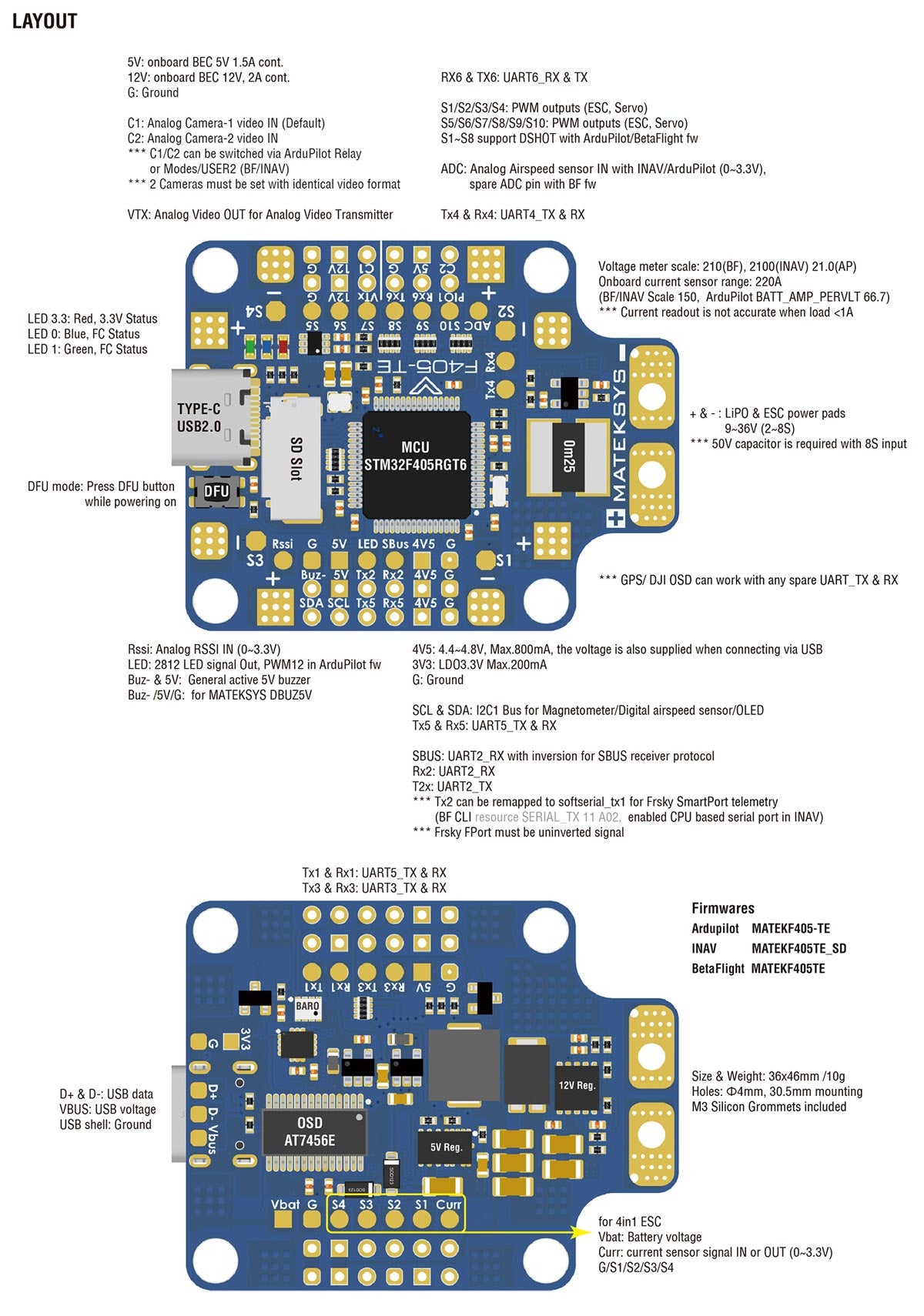 Matek-F405-TE_layout