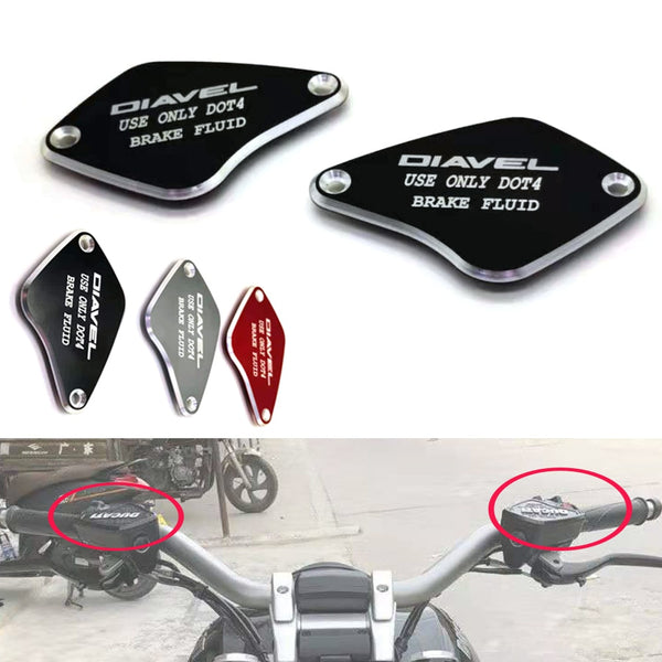 MOTORS Motorcycle Body & Frame brake & clutch fluid reservoir caps Streaks  CNC RACING DUCATI DIAVEL 1200 10 18 Automotive