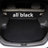 Sinjayer Car Trunk Mat ALL Weather AUTO Tail Boot Luggage Pad Carpet High Side Cargo Liner Fit For Volvo V40 2013 2014 2015-2019
