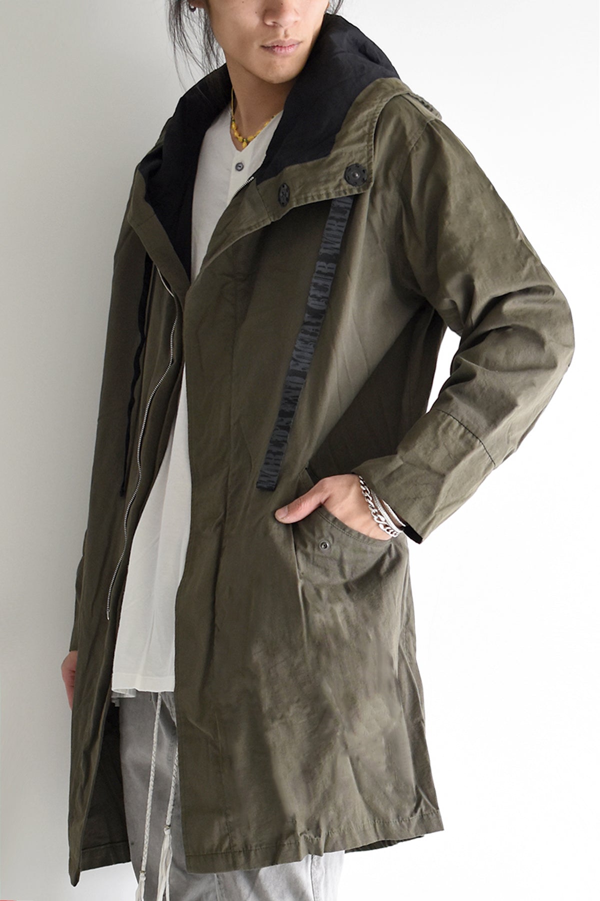 1901-JK03B World's End Mods Coat Khaki | KMRii OFFICIAL ONLINE STORE