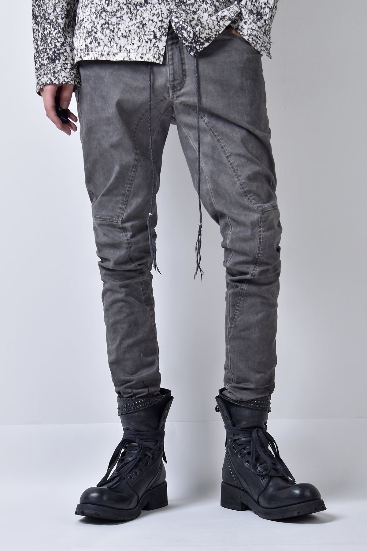 2002-PT01 Stretch Twill Splash Pants D.Charcoal | KMRii OFFICIAL 