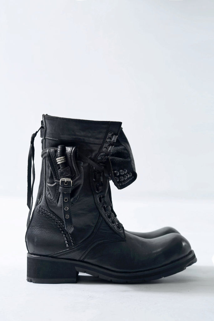 1602-BO07 Chrome Boots 10 | KMRii OFFICIAL ONLINE STORE