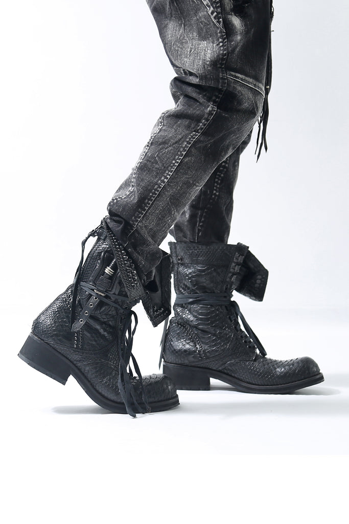 Chrome Boots 10 / Snake | KMRii OFFICIAL ONLINE STORE