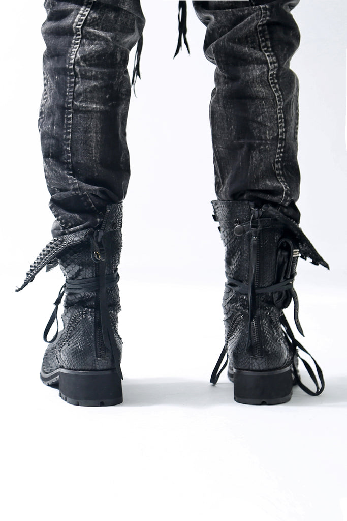 Chrome Boots 10 / Snake | KMRii OFFICIAL ONLINE STORE