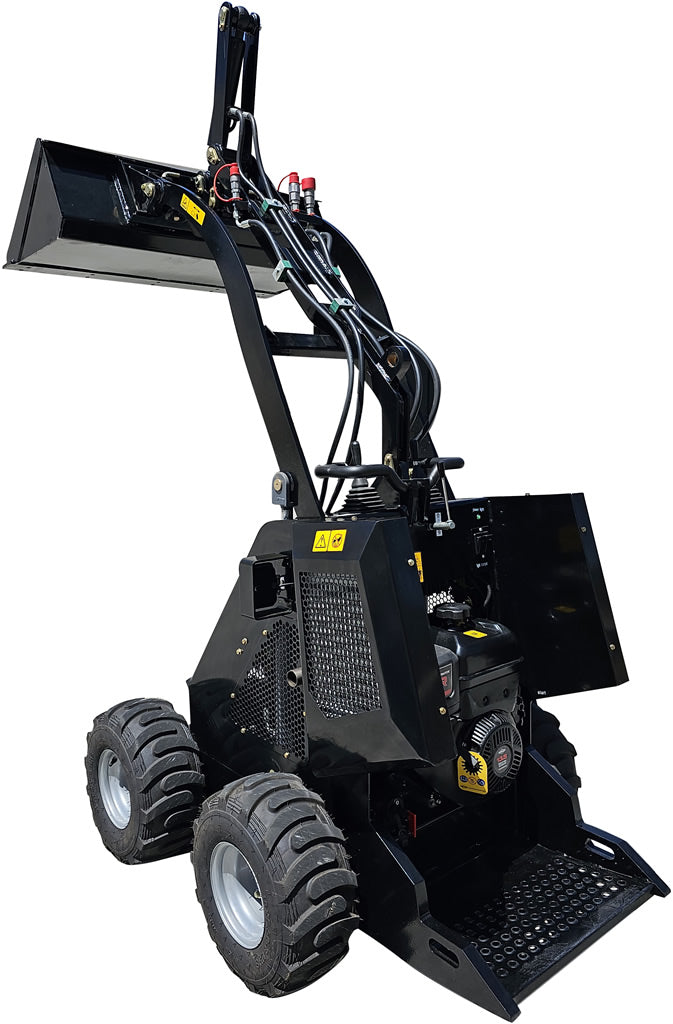 Briggs & Stratton XR2100 13.5HP Gas Powered Mini Stand-On Skid Steer Loader  BLACK - Image 9