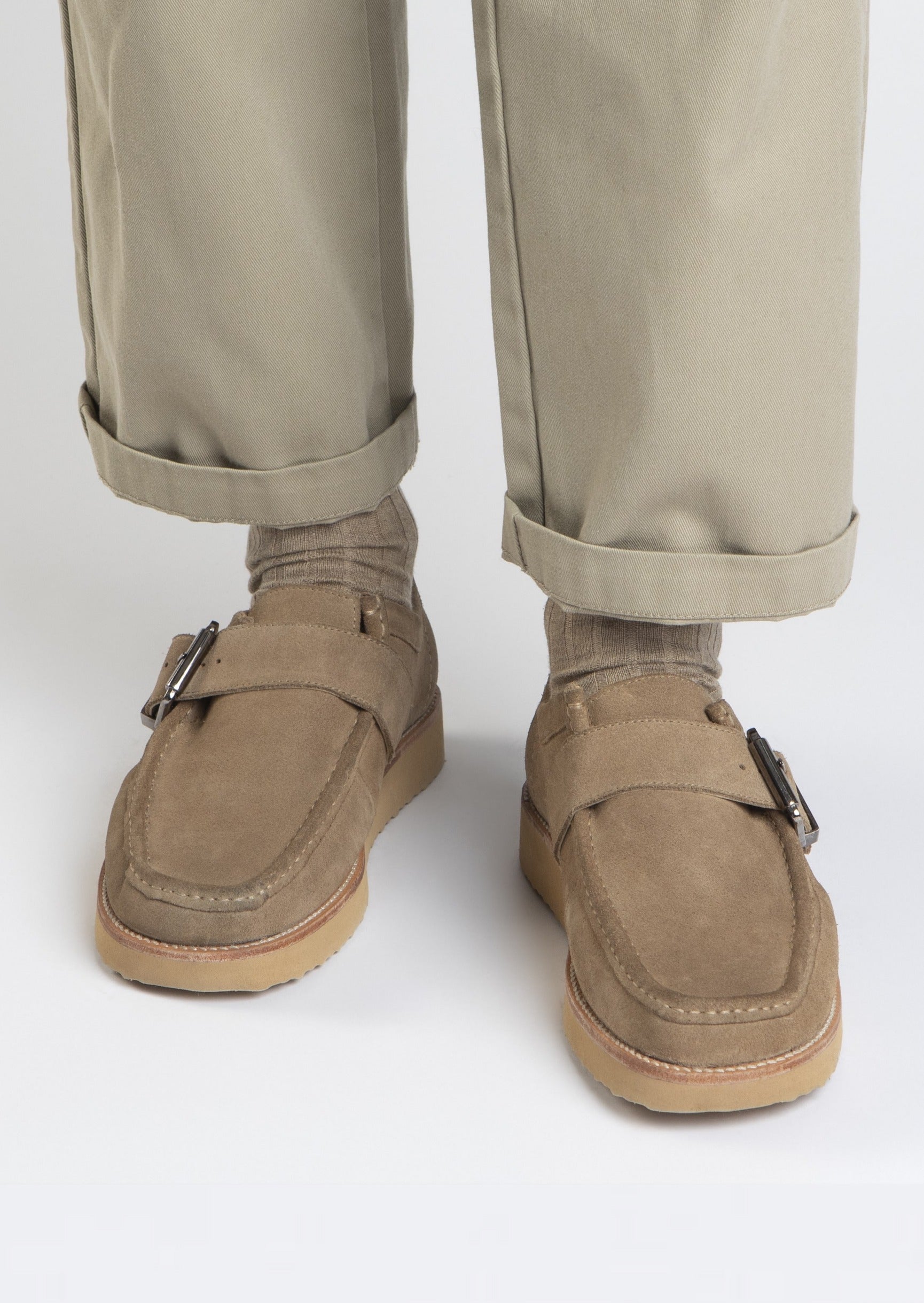 Tommy Oatmeal Buckle Loafer