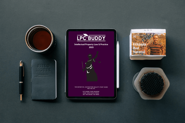 LPC Buddy Intellectual Property Law 2023 on iPad