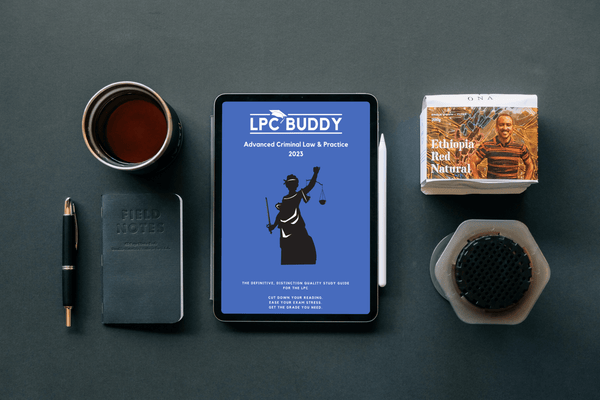 LPC Buddy Advanced Criminal on iPad