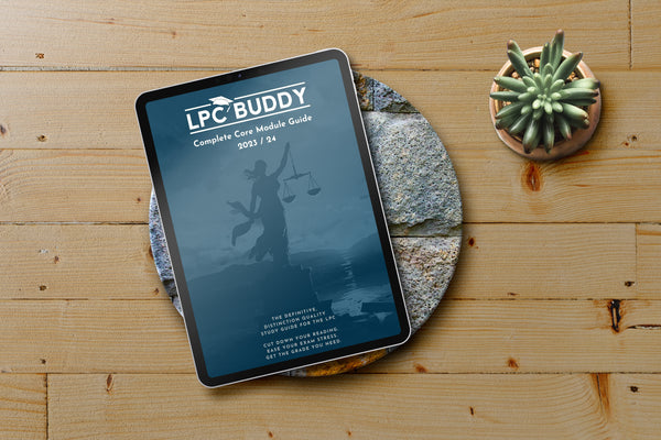 LPC Buddy Complete Core Module Guide Digital Distinction Level Study Guide for the LPC