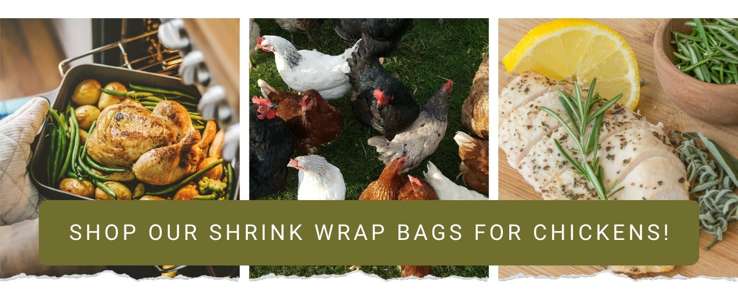 Shop Our Shrink Wrap Bags for Chickens!