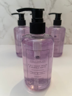 2-in-1 Body Wash & Bubble Bath - Simply Care Box