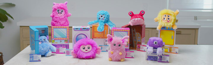 House Monsters stuffed toys are ideal for toddlers and preschoolers 3+