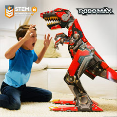 T-Rex by Robo-Max is one of the best toys for 8-12-year-old boys!